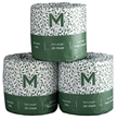 Recycled Wrapped Toilet Tissue White,3 Ply,250 Sheets Per Roll, 48 Rolls Pack